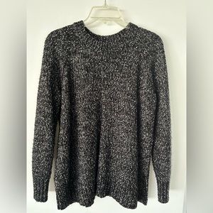 Loft hip length sweater, black, size S